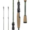 image:imageKastKing Spartacus II Fishing Rods  IM6 Graphite Blanks Casting amp Spinning Rods 2Piece Rods with Extra Tip Section PTS Power Transition System KastFlex Technology Rubber Cork HandleSpin Stryker Green