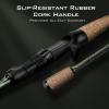 image:imageKastKing Spartacus II Fishing Rods  IM6 Graphite Blanks Casting amp Spinning Rods 2Piece Rods with Extra Tip Section PTS Power Transition System KastFlex Technology Rubber Cork HandleCast Stryker Green