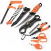 image:imageKastKing SteelStream 8pc Fishing Tool Kit  Fishing Pliers with Lanyard Fillet Knife Floating Fish Lip Gripper Fishing Braid Scissors Tool Retractor Fishing Hook Remover Bungee Cords