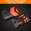image:imageKastKing SteelStream 8pc Fishing Tool Kit  Fishing Pliers with Lanyard Fillet Knife Floating Fish Lip Gripper Fishing Braid Scissors Tool Retractor Fishing Hook Remover Bungee Cords