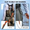 image:imageKastKing Titanet Fishing Net Durable Aluminum Handle NonSlip HiVis Grip Compact Bag amp Lanyard Ideal for Kayak Lake Fly or River Fishing 2 Net OptionsPvc Net  32 Total Length Fixed Handle
