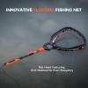image:imageKastKing Titanet Fishing Net Durable Aluminum Handle NonSlip HiVis Grip Compact Bag amp Lanyard Ideal for Kayak Lake Fly or River Fishing 2 Net OptionsPvc Net  32 Total Length Fixed Handle