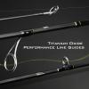 image:imageKastKing Valiant Eagle Passage Travel Fishing Rods 4 amp 6 Pc Pack Rods Spinning Casting and Fly Models IM6 Graphite Blank Ti Oxide LTS Ring Guides Beautiful Cork HandlesB Cast 70FastMh Power