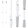 image:imageKastKing Centron Lite Twin Tip Rods IM6 Graphite Blanks Twin Tip Rods Stainless Steel Guides with Ceramic Rings Split or Full Rear EVA Handle Design Drop Shot Hook Keeper66 MH Mod Fast 2 Pcs Extra Tip