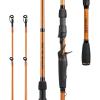 image:imageKastKing Lethal Blaze TwinTip Fishing Rods IM6 Graphite Blanks Casting amp Spinning Rods 2Piece Rod with Extra Tip PTS Power Transition System Ideal for Bass Freshwater amp Inshore Fishing64 M 2pcs  Extra Tip