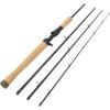 image:imageKastKing Valiant Eagle Passage Travel Fishing Rods 4 amp 6 Pc Pack Rods Spinning Casting and Fly Models IM6 Graphite Blank Ti Oxide LTS Ring Guides Beautiful Cork HandlesB Cast 70FastMh Power