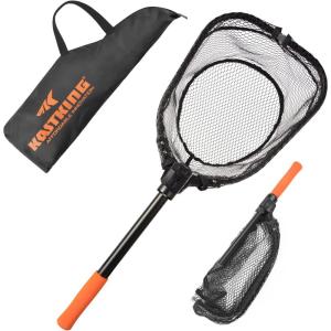 image:imageKastKing Brutus Fishing Net Foldable Extendable Fish Landing Net Lightweight amp Portable Fishing Net with Soft EVA Foam Handle Holds up to 44lbs20KG FishFriendly Mesh for a Safe Release31 Total Lengthnot extendable