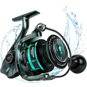 image:imageKastKing Kapstan Elite Saltwater Spinning Fishing Reel Up to 55LBs Max Drag IPX6 Waterproof amp CorrosionResistant Bearing System  Ideal Fishing Gifts for Saltwater FishingCHigh SpeedKapstan Elite
