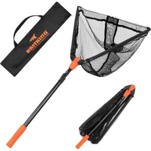 image:imageKastKing Pontus Fishing Net Foldable amp Lightweight Landing Net with Built in Length Scale Strength Aluminum Handle Fishing Gear and Gift for MenHoop Size 23extendable