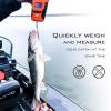 image:imageKastKing Fish Scale Water Resistant Digital Scale with Ruler 110lb Capacity Dual Mode  PoundsOunces amp Kilograms Light Strong ABS Frame NonSlip Handle Retractable 38 inch Tape Measure