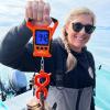 image:imageKastKing Fish Scale WideView Floating Waterproof Digital Scale 25 Large LCD Display 110lb Capacity MultiMode PoundOunces amp Kilograms Stores up to 9 Weights Fishing Gifts for MenB Orange combo