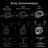 image:imageKastKing Kapstan Elite 300 Baitcasting Fishing Reel Low Profile Large Capacity Casting Reel Graphite Frame 35 lbs Drag 541 Ratio 81 Double ShieldedSS BB Centrifugal BrakingLeft Handed  541