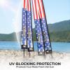 image:imageKastKing MeshGuard Rod Socks Fishing Rod Sleeve Neoprene Fishing Pole Sleeve Fishing Rod Covers Builtin Hanging Loop amp Adjustable Lanyard Fits Casting Spinning amp Fly RodsFlag 4 Pcs