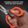 image:imageKastKing Paradox 9Inch Fishing Bait Shears Multifunctional Fishing Scissors With 5CR15 Stainless Steel Blades NonSlip Elastomer Handle Protective Sheath BuiltIn CarabinerC 6 Braid Scissors
