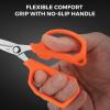 image:imageKastKing Paradox 9Inch Fishing Bait Shears Multifunctional Fishing Scissors With 5CR15 Stainless Steel Blades NonSlip Elastomer Handle Protective Sheath BuiltIn CarabinerA 45 Braid Scissors