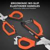 image:imageKastKing Paradox 9Inch Fishing Bait Shears Multifunctional Fishing Scissors With 5CR15 Stainless Steel Blades NonSlip Elastomer Handle Protective Sheath BuiltIn CarabinerE 6 Braid Scissors  9 Bait Shears