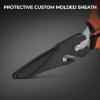 image:imageKastKing Paradox 9Inch Fishing Bait Shears Multifunctional Fishing Scissors With 5CR15 Stainless Steel Blades NonSlip Elastomer Handle Protective Sheath BuiltIn CarabinerD 9 Bait Shears