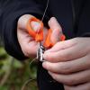 image:imageKastKing Paradox 9Inch Fishing Bait Shears Multifunctional Fishing Scissors With 5CR15 Stainless Steel Blades NonSlip Elastomer Handle Protective Sheath BuiltIn CarabinerA 45 Braid Scissors