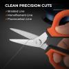 image:imageKastKing Paradox 9Inch Fishing Bait Shears Multifunctional Fishing Scissors With 5CR15 Stainless Steel Blades NonSlip Elastomer Handle Protective Sheath BuiltIn CarabinerE 6 Braid Scissors  9 Bait Shears