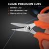 image:imageKastKing Paradox 9Inch Fishing Bait Shears Multifunctional Fishing Scissors With 5CR15 Stainless Steel Blades NonSlip Elastomer Handle Protective Sheath BuiltIn CarabinerA 45 Braid Scissors