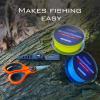 image:imageKastKing Paradox 9Inch Fishing Bait Shears Multifunctional Fishing Scissors With 5CR15 Stainless Steel Blades NonSlip Elastomer Handle Protective Sheath BuiltIn CarabinerB 55 Braid Scissors