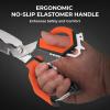 image:imageKastKing Paradox 9Inch Fishing Bait Shears Multifunctional Fishing Scissors With 5CR15 Stainless Steel Blades NonSlip Elastomer Handle Protective Sheath BuiltIn CarabinerD 9 Bait Shears