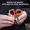 image:imageKastKing Paradox 9Inch Fishing Bait Shears Multifunctional Fishing Scissors With 5CR15 Stainless Steel Blades NonSlip Elastomer Handle Protective Sheath BuiltIn CarabinerC 6 Braid Scissors