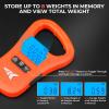 image:imageKastKing ToughTide Fishing Scale USB Charging 65lb Capacity UltraThin Digital Fish Scale LCD Display Ergonomic Handle Fish Scales Digital Weight Fishing Accessories for MenB Orange