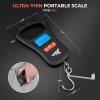 image:imageKastKing ToughTide Fishing Scale USB Charging 65lb Capacity UltraThin Digital Fish Scale LCD Display Ergonomic Handle Fish Scales Digital Weight Fishing Accessories for MenA Black