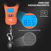 image:imageKastKing ToughTide Fishing Scale USB Charging 65lb Capacity UltraThin Digital Fish Scale LCD Display Ergonomic Handle Fish Scales Digital Weight Fishing Accessories for MenB Orange