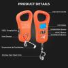 image:imageKastKing ToughTide Fishing Scale USB Charging 65lb Capacity UltraThin Digital Fish Scale LCD Display Ergonomic Handle Fish Scales Digital Weight Fishing Accessories for MenB Orange