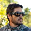image:imageKastKing Comal FitOver Polarized Sports Sunglasses With PuriVex Protective Lens Coating Fishing Driving UV400 Men WomenA Gloss Black Framing  Smoketinted Mirror