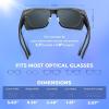 image:imageKastKing Comal FitOver Polarized Sports Sunglasses With PuriVex Protective Lens Coating Fishing Driving UV400 Men WomenA Gloss Black Framing  Smoketinted Mirror