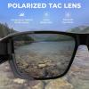 image:imageKastKing Comal FitOver Polarized Sports Sunglasses With PuriVex Protective Lens Coating Fishing Driving UV400 Men WomenA Gloss Black Framing  Smoketinted Mirror