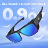 image:imageKastKing Comal FitOver Polarized Sports Sunglasses With PuriVex Protective Lens Coating Fishing Driving UV400 Men WomenB Matte Black Frame  Blue Ocean Mirror