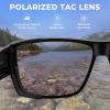 image:imageKastKing Comal FitOver Polarized Sports Sunglasses With PuriVex Protective Lens Coating Fishing Driving UV400 Men WomenB Matte Black Frame  Blue Ocean Mirror