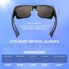 image:imageKastKing Comal FitOver Polarized Sports Sunglasses With PuriVex Protective Lens Coating Fishing Driving UV400 Men WomenB Matte Black Frame  Blue Ocean Mirror