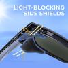 image:imageKastKing Comal FitOver Polarized Sports Sunglasses With PuriVex Protective Lens Coating Fishing Driving UV400 Men WomenD Gloss Dark Gray Frame  Cobalt Mirror