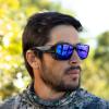 image:imageKastKing Comal FitOver Polarized Sports Sunglasses With PuriVex Protective Lens Coating Fishing Driving UV400 Men WomenD Gloss Dark Gray Frame  Cobalt Mirror