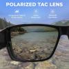image:imageKastKing Comal FitOver Polarized Sports Sunglasses With PuriVex Protective Lens Coating Fishing Driving UV400 Men WomenD Gloss Dark Gray Frame  Cobalt Mirror
