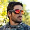 image:imageKastKing Comal FitOver Polarized Sports Sunglasses With PuriVex Protective Lens Coating Fishing Driving UV400 Men WomenE Matte Black Frame  Scarlet Mirror