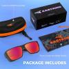 image:imageKastKing Comal FitOver Polarized Sports Sunglasses With PuriVex Protective Lens Coating Fishing Driving UV400 Men WomenE Matte Black Frame  Scarlet Mirror