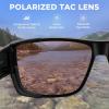 image:imageKastKing Comal FitOver Polarized Sports Sunglasses With PuriVex Protective Lens Coating Fishing Driving UV400 Men WomenE Matte Black Frame  Scarlet Mirror