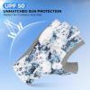 image:imageKastKing Gill Raker Gloves UPF 50 FrostWeave Yarn Cooling Fabric NonSlip Grip QuickDry Short Cuff Comfort Reflective Logo Fishing Hiking OutdoorsC Boulder Camo Ice