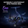 image:imageKastKing Kestrel SE Spinning Fishing Reel 5oz Ultralight SFS Spinning Reel High Strength Sycron Construction 71 MaxiDur Double Shielded BB Aerodynamic Reel Rotor 132 Lbs Max Drag