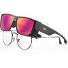image:imageKastKing Comal FitOver Polarized Sports Sunglasses With PuriVex Protective Lens Coating Fishing Driving UV400 Men WomenE Matte Black Frame  Scarlet Mirror