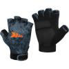 image:imageKastKing Gill Raker Gloves UPF 50 FrostWeave Yarn Cooling Fabric NonSlip Grip QuickDry Short Cuff Comfort Reflective Logo Fishing Hiking OutdoorsA Prym1 Camo Blackout