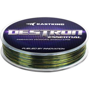 image:imageKastKing Destron Essential Monofilament Fishing Line Advanced Polymer Coating for High Abrasion Resistance Super Smooth High Strength Low Memory Mono Line Fresh and Saltwater FishingLimewood Camo