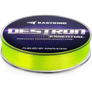 image:imageKastKing Destron Essential Monofilament Fishing Line Advanced Polymer Coating for High Abrasion Resistance Super Smooth High Strength Low Memory Mono Line Fresh and Saltwater FishingLemon Drop