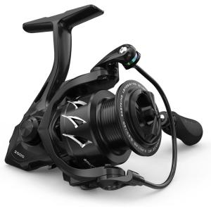 image:imageKastKing Spartacus II Plus Spinning Reel  IPX5 Waterproof FreshwaterSaltwater Fishing Reel 22LB Drag 521 Gear Ratio 71 Stainless Steel Bearings Instant AntiReverse Anodized Aluminum Spool2000